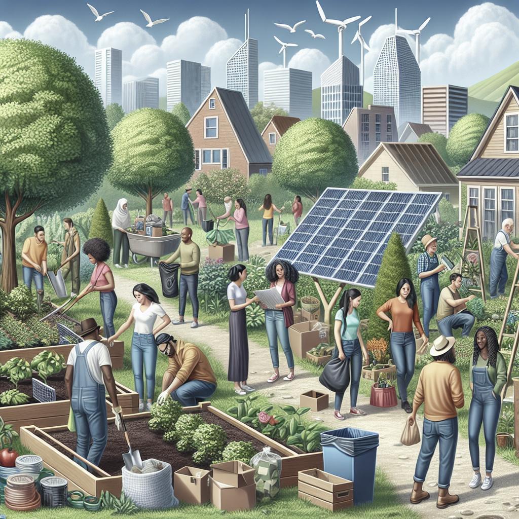 Initiatives Locales pour la Durabilité : Un Regard sur les Solutions Éco-Responsables